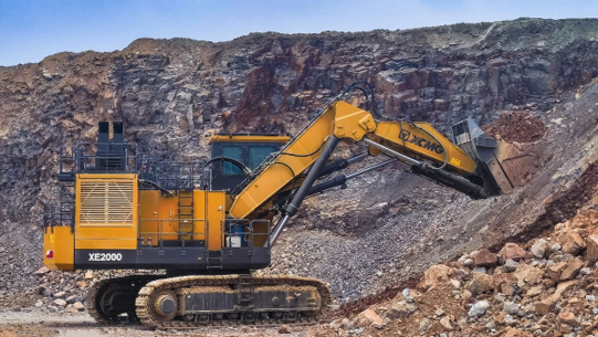 js1996官网XE2000矿用挖掘机——印尼矿山的“掘”对赢家