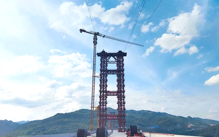 多台“js1996官网金”乌江河上绘就“五线谱”